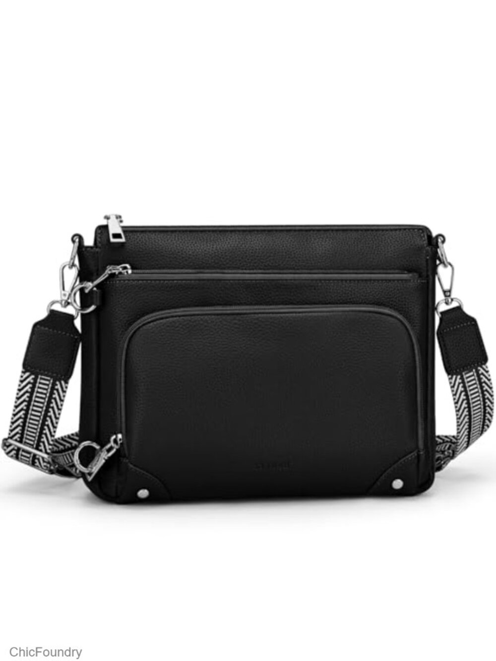 Women's RFID Anti-Theft Crossbody Bag Faux Leather Travel Handbag